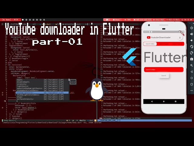 YouTube Downloader app in Flutter (speed code) part — 01
