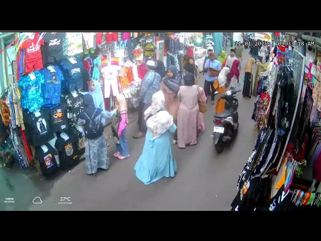 🔴 LIVE CCTV: Busy Indonesia Traditional Market | Relaxing Lo-Fi Music for Sleep, Study, Focus