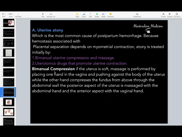 Post Partum Hemorrhage (PPH) - OB course - Masterclass Medicine