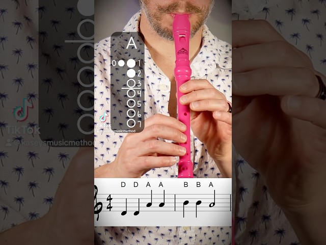 Recorder Song - Twinkle Twinkle Little Star #recorder #tutorial
