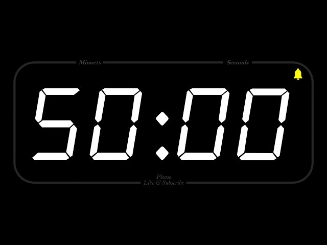 50 MINUTE - TIMER & ALARM - Full HD- COUNTDOWN