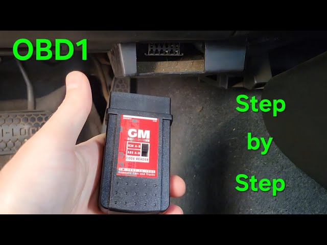 How to use an OBD1 Original Code Reader Scanner Tool