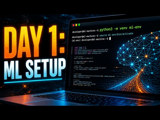 Python Virtual Environment for Machine Learning Explained | Day 1