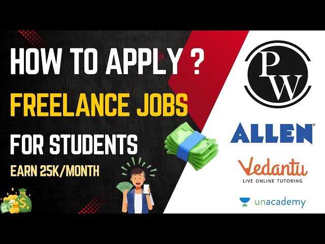 How to apply for Physics Wallah Doubt solving Platform and earn Money | Freelance jobs for Students