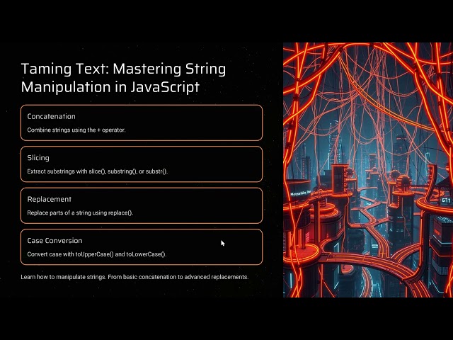 OverView of Javascript Core Concepts String,Array methods Math.Random,floor and ceil | slice,substr.