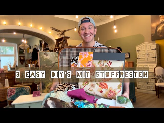 3 easy DIY ideas with fabric scraps – no sewing required!