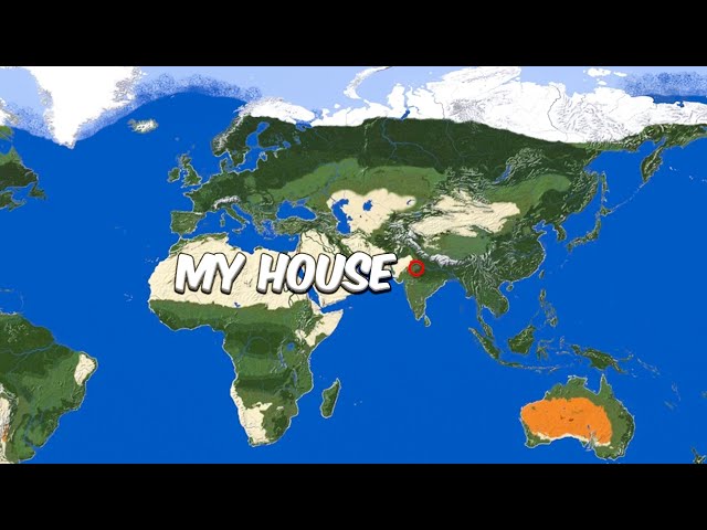 Traveling To My Real Life House In Minecraft
