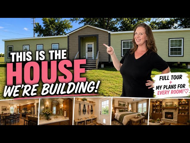 OUR FUTURE HOME! 🏡 Full Model Home Tour + My Plans for EVERY Room