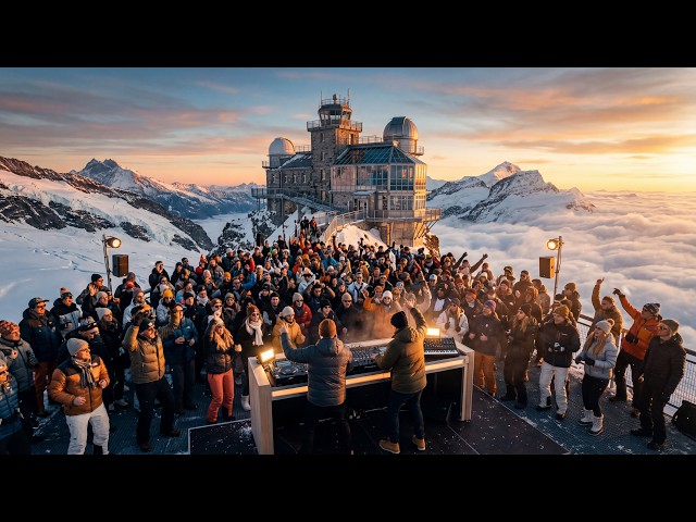 RÜFÜS DU SOL B2B JERRO Inspired | Melodic House & Deep House at Jungfraujoch – Top of Europe