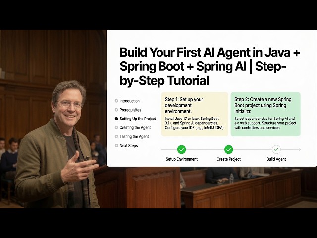 End-to-End AI Agent Architecture in Java | Spring Boot + OpenAI + Spring AI