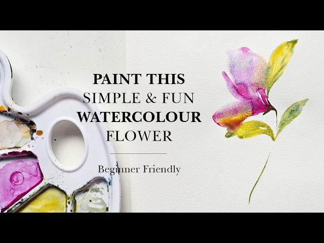 The Only Watercolour Flower Tutorial You Need to Try