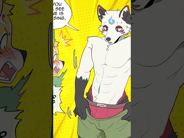 Maybe he wants it | Comic by Kurarifox & Reorenade #comicdub ##furry #furryfandom #furrycomic #bl