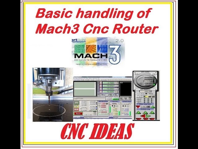 Basic handling of Mach3 Cnc Router for Beginners