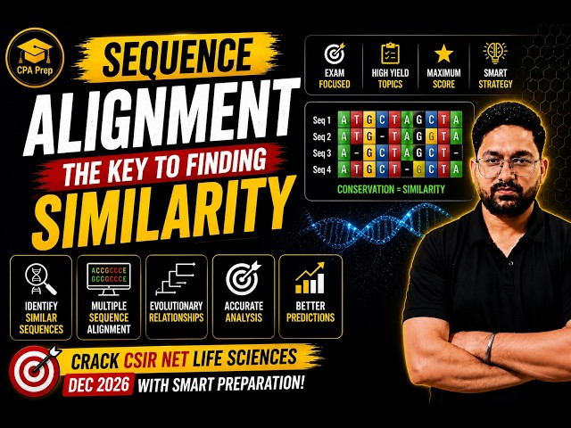 Bioinformatics | Sequence Alignment | CSIR NET Dec 2026 | Dr Ajit Rai