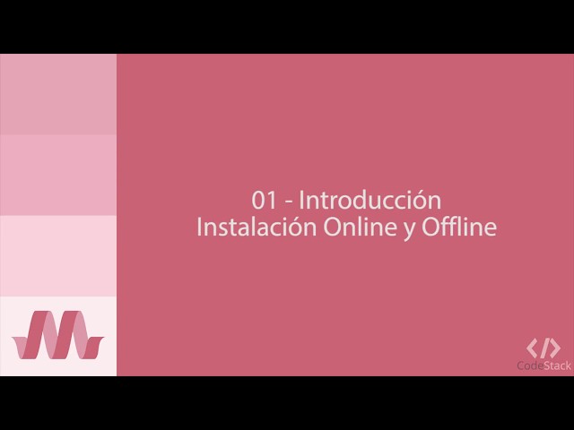 01 - Introduction: Online and Offline Installation [Materialize CSS]