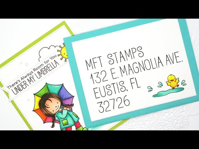 How to Create Rainy Day Envelope Art