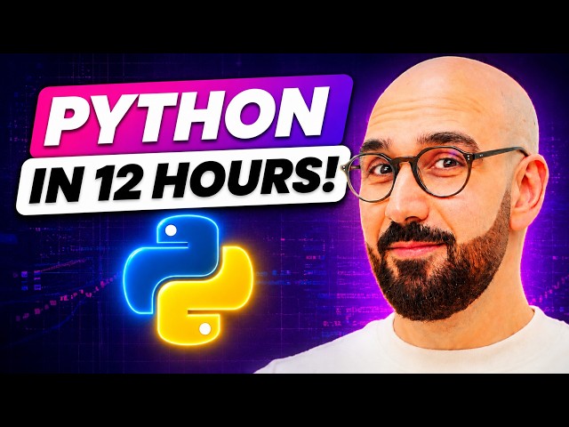 Python for Beginners – Full Course 2026 (12 Hours + 3 Real Projects: Django, ML, Automation)