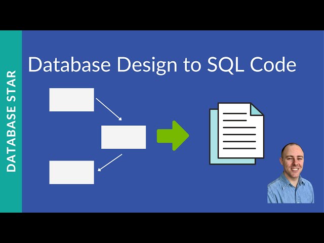 How to Create SQL Code from a Database Design