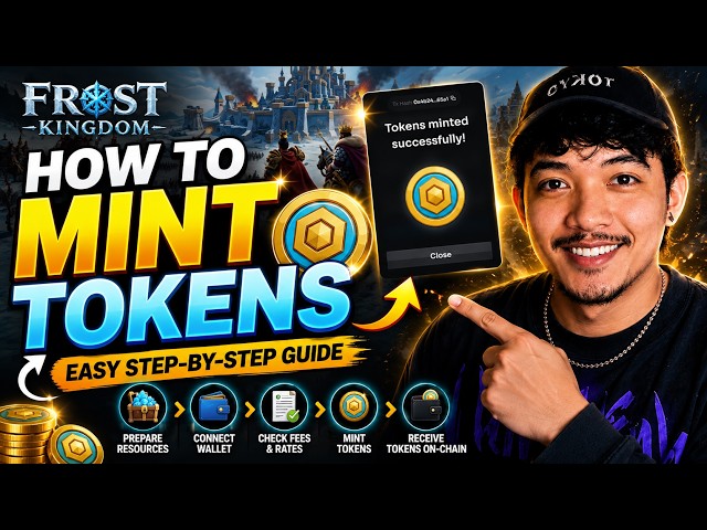 How to MINT TOKENS in FROST KINGDOM! 💰 Easy Step-by-Step Guide! ( TAGALOG )