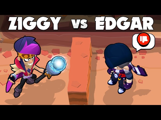 ZIGGY vs EDGAR ⭐ Brawl Stars