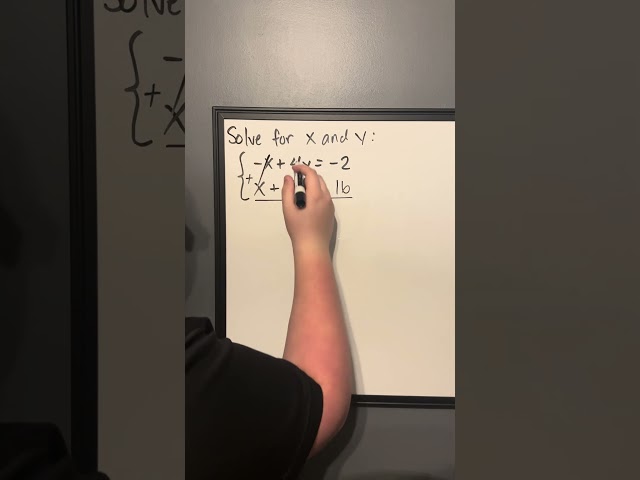 How To Solve A Simple System Of Equations