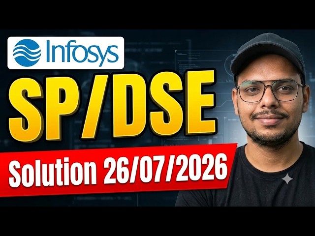 Actual Infosys Coding Question Asked Today | Infosys SP/DSE Coding Solution | DP Problem | PYQ