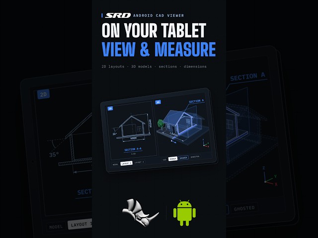 SRD SYSTEM ANDROID CAD VIEWER  2D + 3D