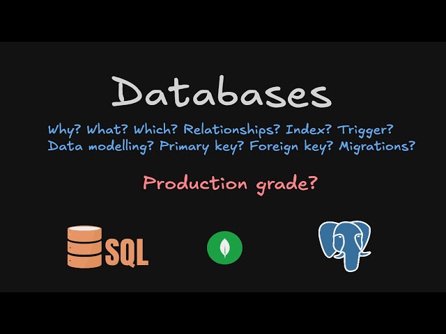 12. Mastering Databases with Postgres