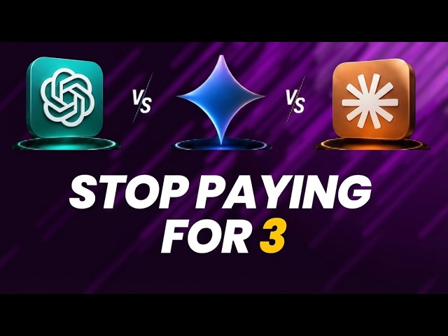Claude vs ChatGPT vs Gemini Which AI Is Actually Worth Paying For