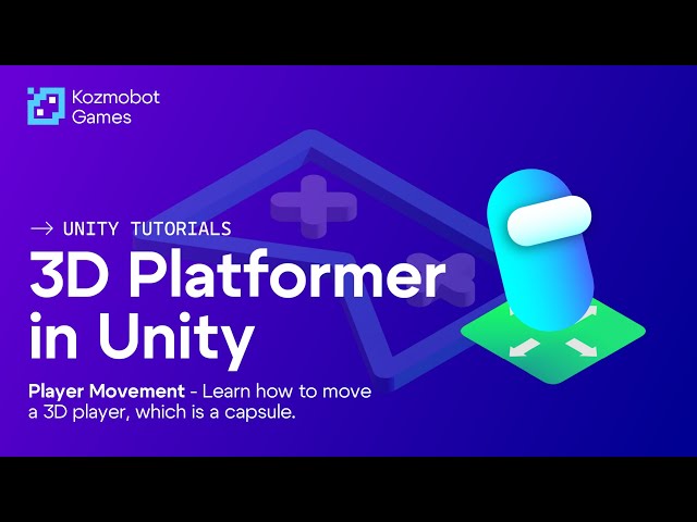 Making a 3D Platformer in Unity 3D Engine - Player Movement in C#
