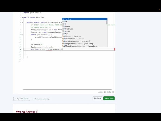 HackerRank Java Subarray