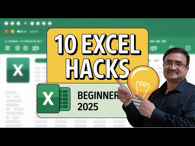 🔥 Excel 2025: 10 Powerful Tricks You Didn’t Know Exist 🚀 (Beginner to Pro)