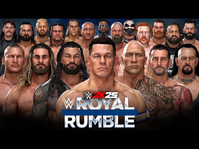 WWE 2K25 - 30 Man Royal Rumble Match! (PS5)