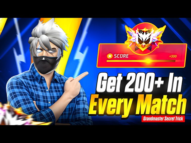 Get 200+ In Every BR Rank Match 🚀 | Secret Of Grandmaster Players 🔥 | New Strategy