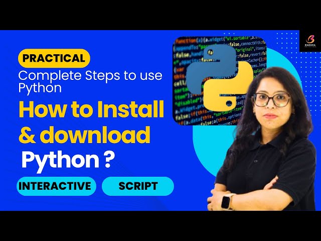 How to install & download Python? CBSE Computer Science| Practical|Class 11|Cahpter 5|Complete Steps