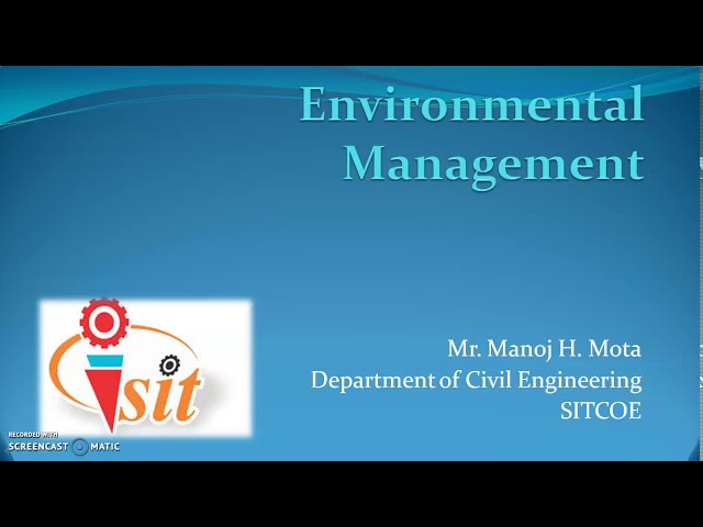Environmental management system