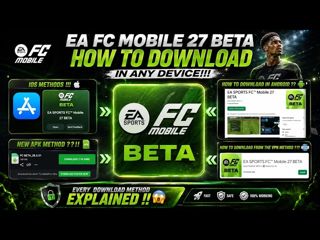 Don't Miss Out! How to Play EA FC Mobile 27 Beta Early | Believer Hub