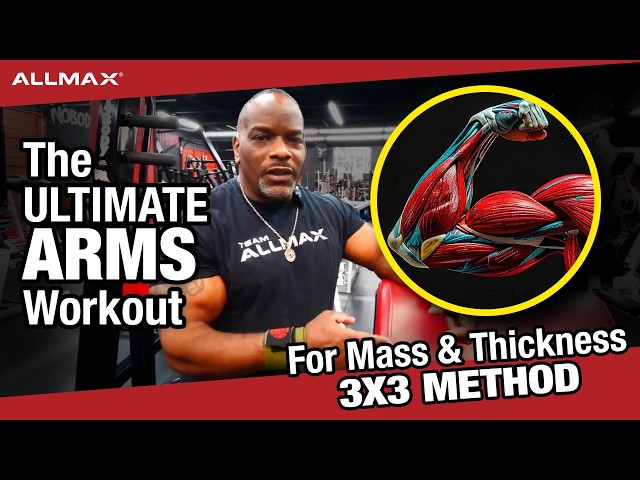 Ultimate Biceps & Triceps Workout for Mass | The 3x3 Arm Training Method