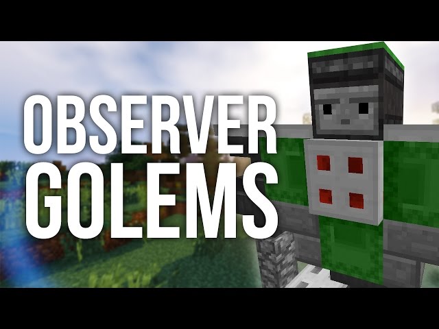 How to Build an Observer Guardian in Minecraft w/ Special Guest