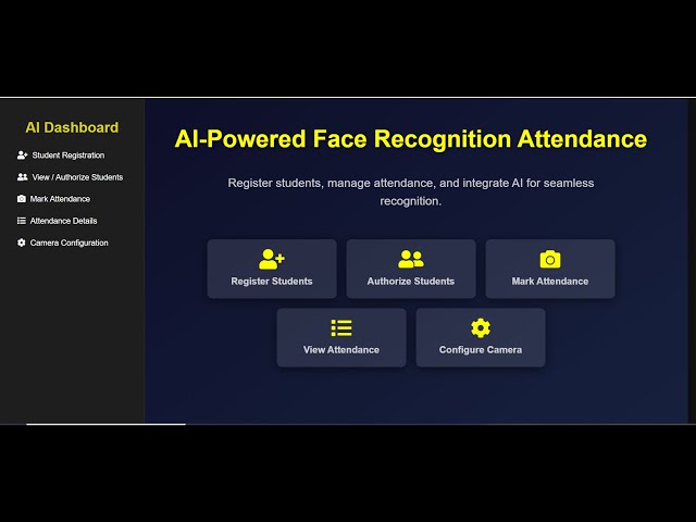 Real-Time Face-Based Attendance System using Django | with Source code