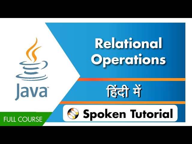 Relational Operations - Hindi