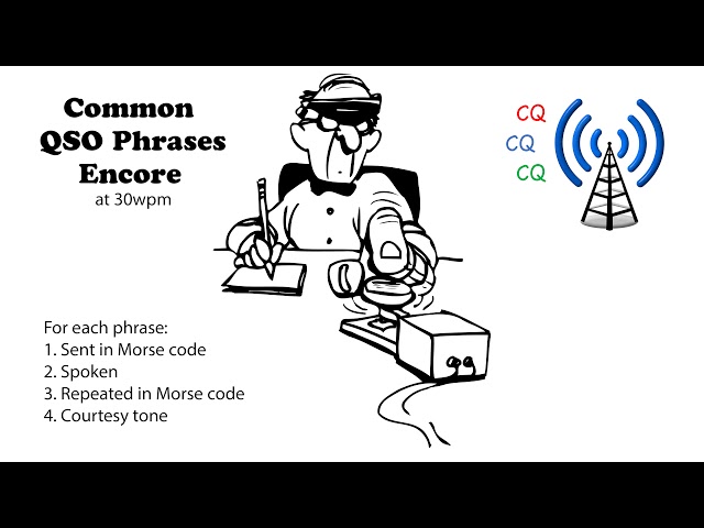 Common QSO Phrases Encore 30wpm