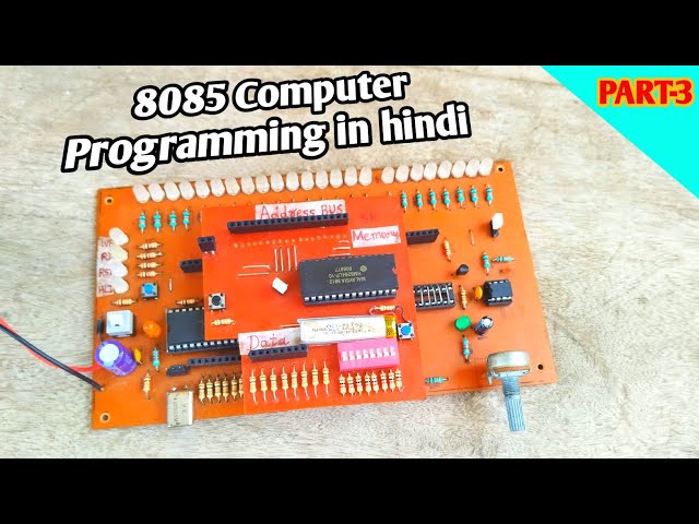 How to Program 8-bit computer | 8085 PART-3 |  Microprocessor | @SampathKumar_sh
