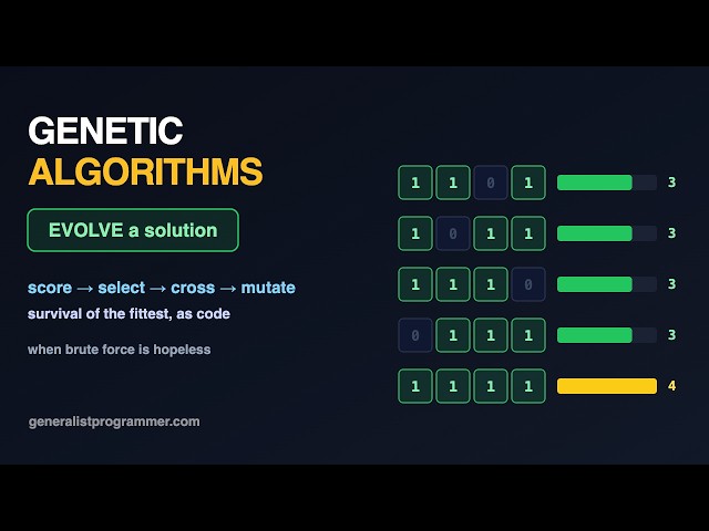 Genetic Algorithms, Visualized (Evolve a Solution)