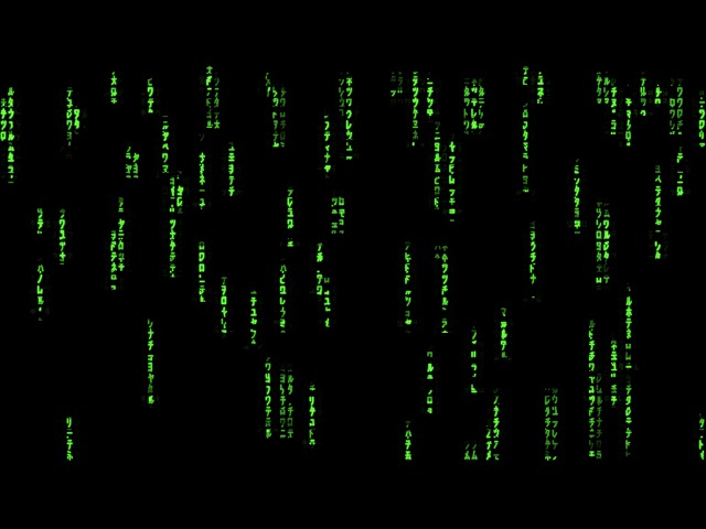 Free Matrix Code Overlay 4K #3