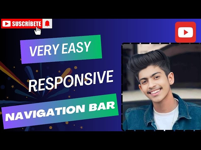 Navigation Bar in HTML and CSS  How to Create Responsive Navigation Bar using HTML and CSS