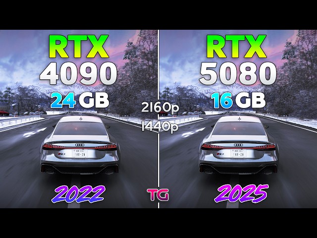 RTX 4090 vs RTX 5080 - Test in 12 Games with New Drivers 2026 | 1440p & 4K