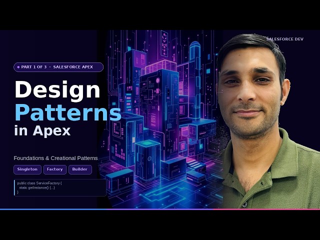 Apex Design Patterns – Part 1: Foundations & Creational Patterns (Singleton · Factory · Builder)