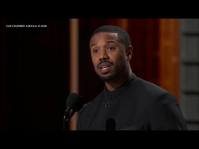Premios Óscar 2026: Michael B. Jordan gana el premio a mejor actor.