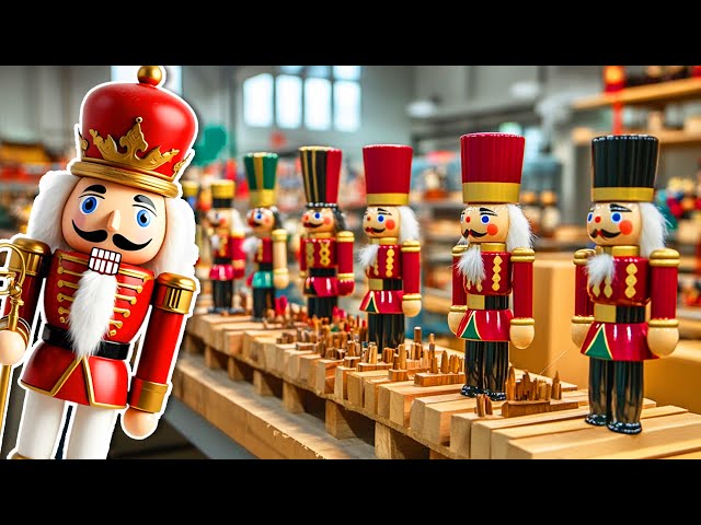 How Nutcrackers are Made 🎄☃️